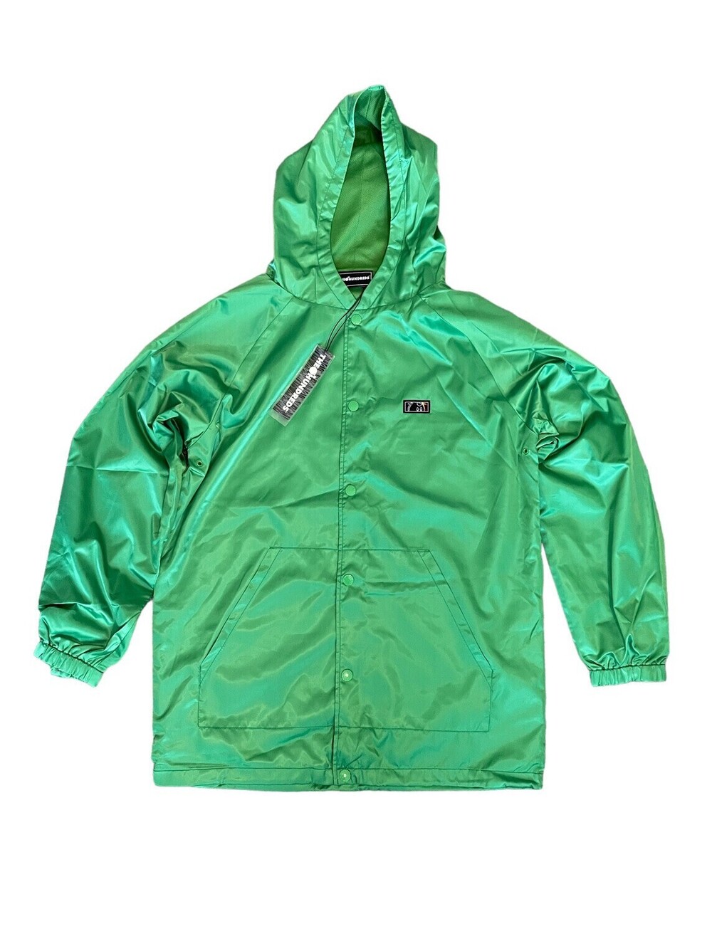 The Hundreds Kelly Green Full Snap Polyester Long Sleeve Jacket Men’s Size Large